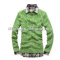 13STC5641 fashion cotton mens sweater jumper mens cotton cable knit sweater